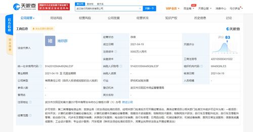 哈啰出行武漢設新公司 5千萬注冊資本力推互聯網信息服務